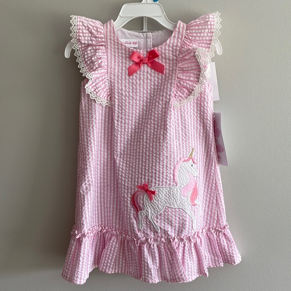 Bonnie Baby Other - NWT - Infant/Toddler Unicorn Dress - Two Piece Set - Size 24 Months